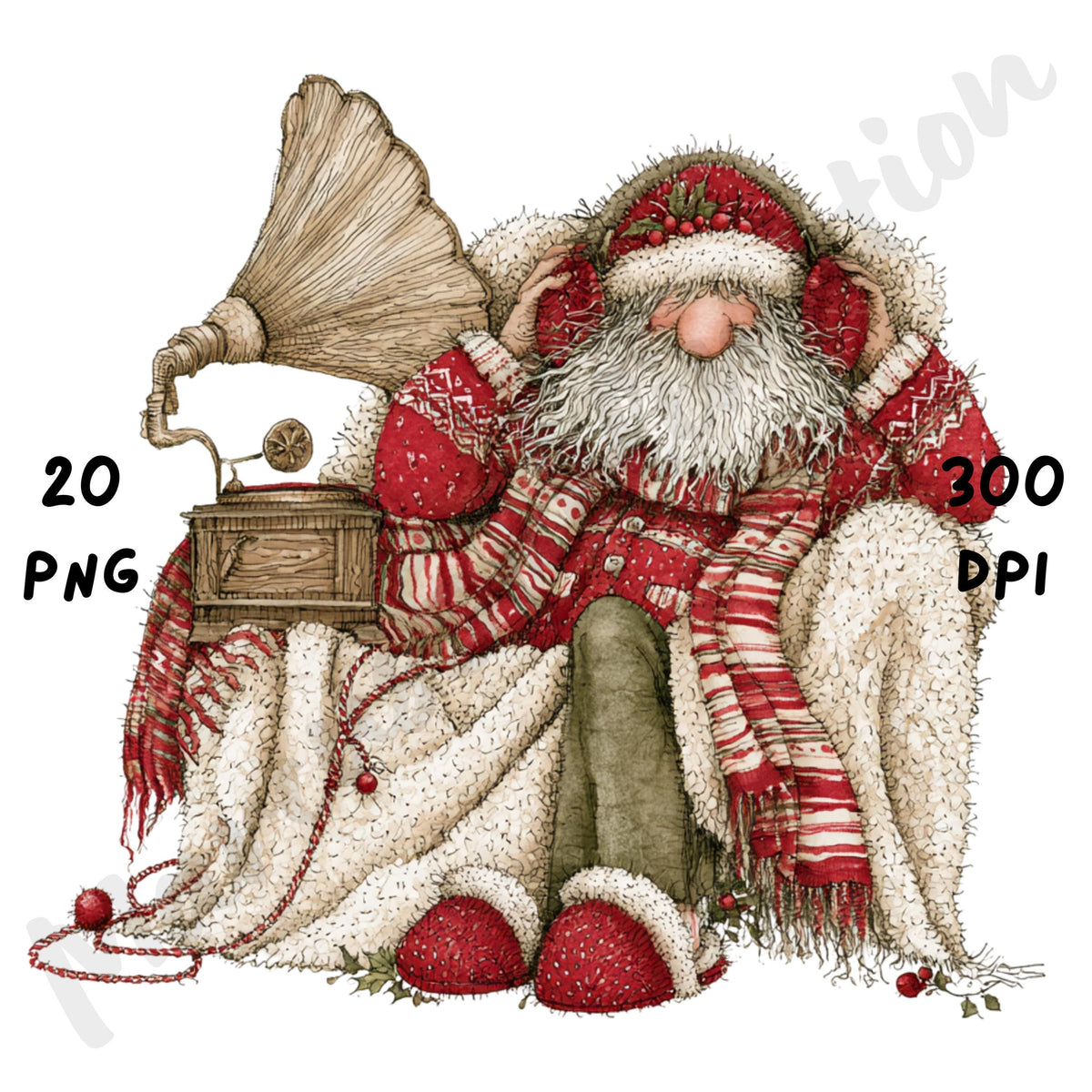 Christmas Cozy Clipart