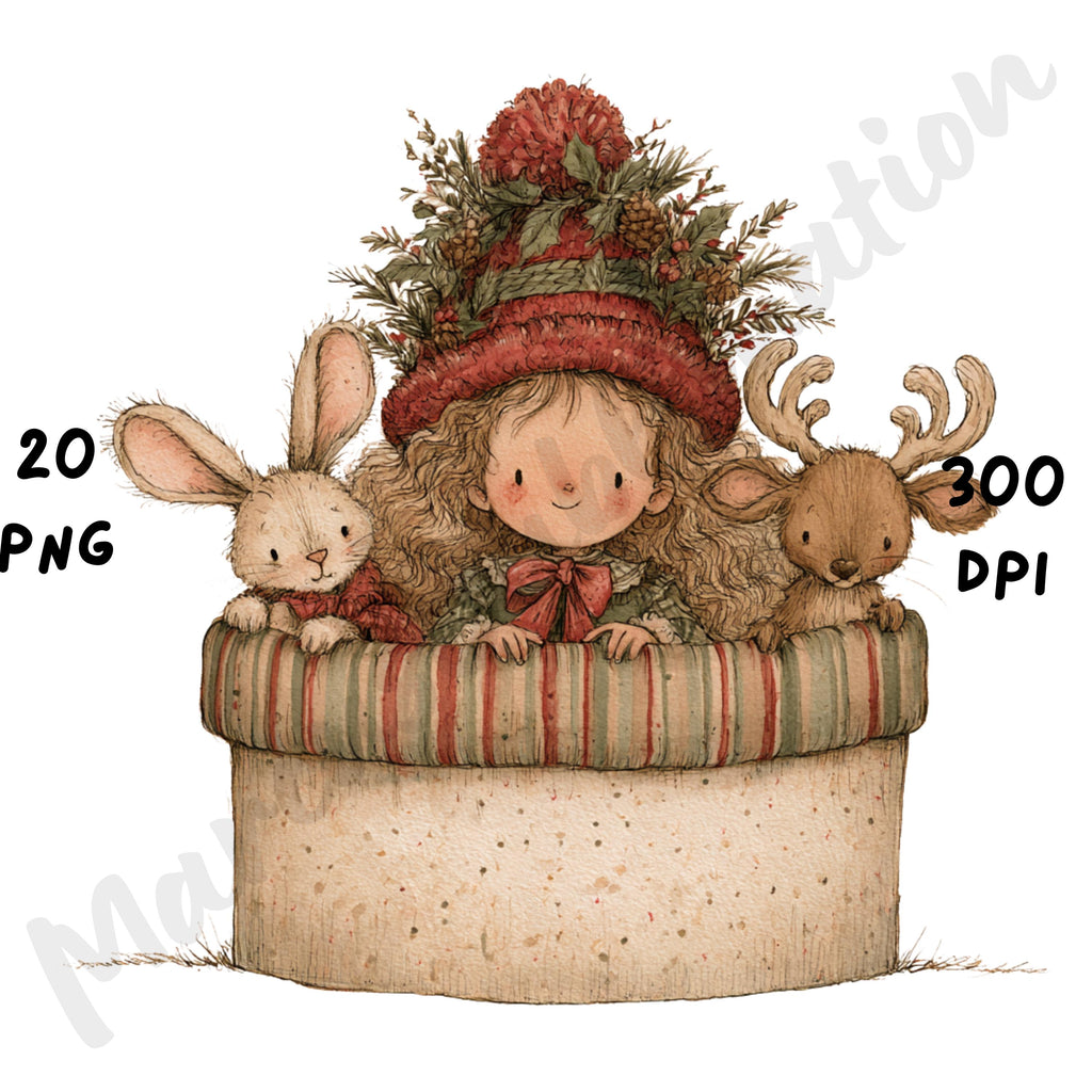 Christmas Cuties Clipart