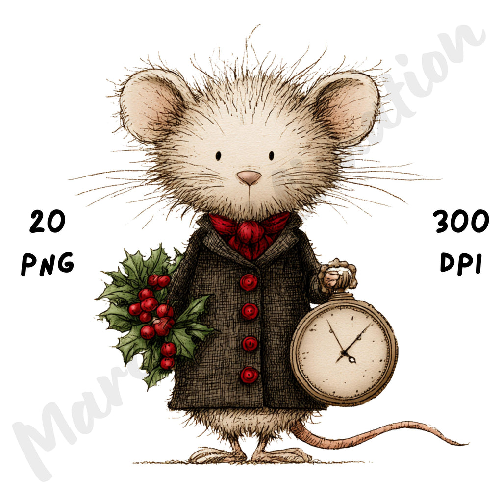 Christmas Gothic Clipart