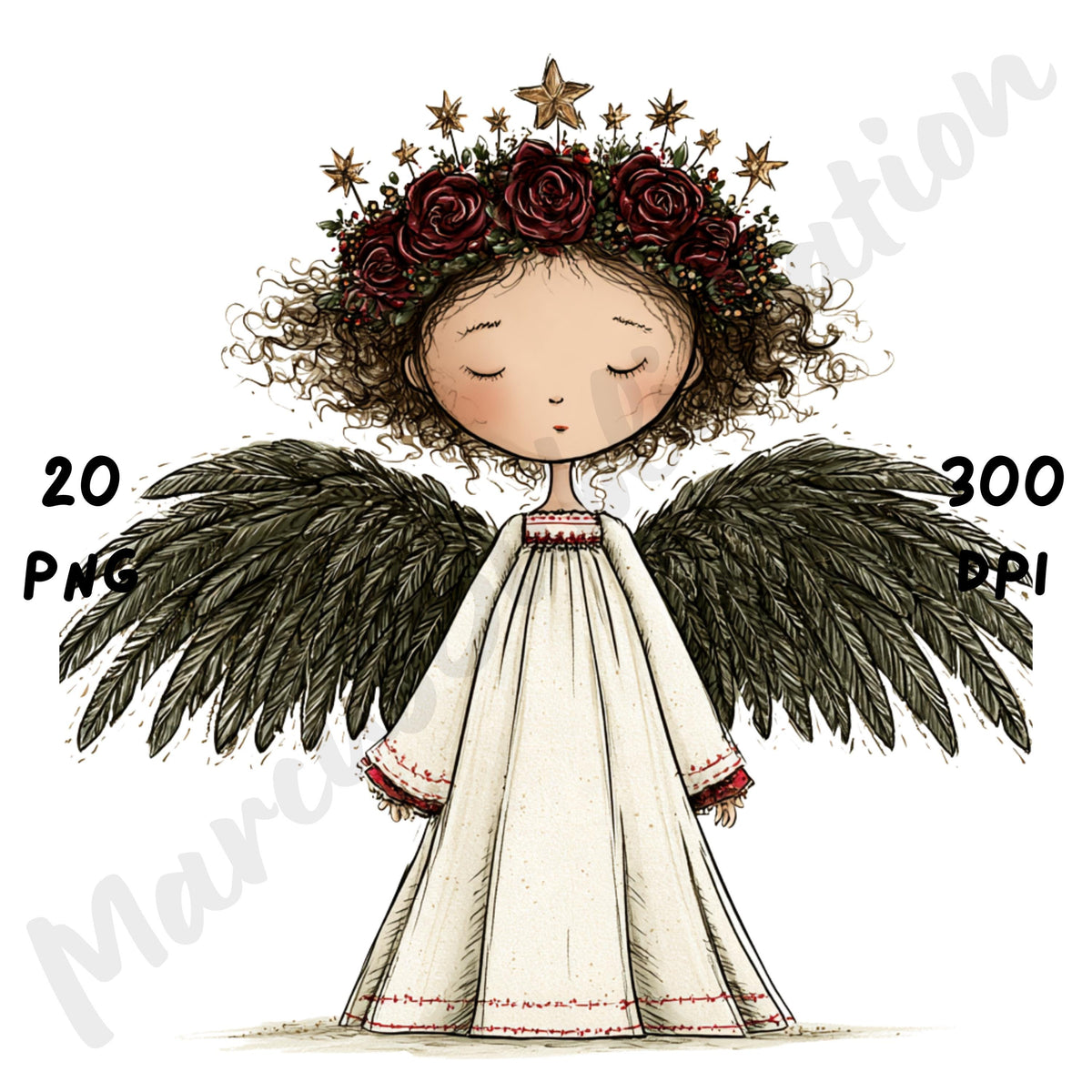 Christmas Gothic Clipart