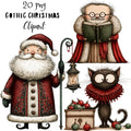 Christmas Gothic Clipart