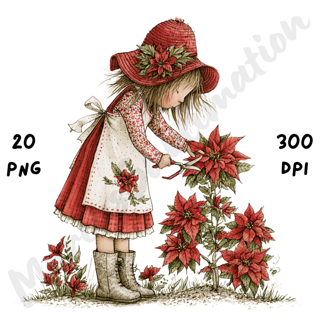 Christmas Garden Clipart