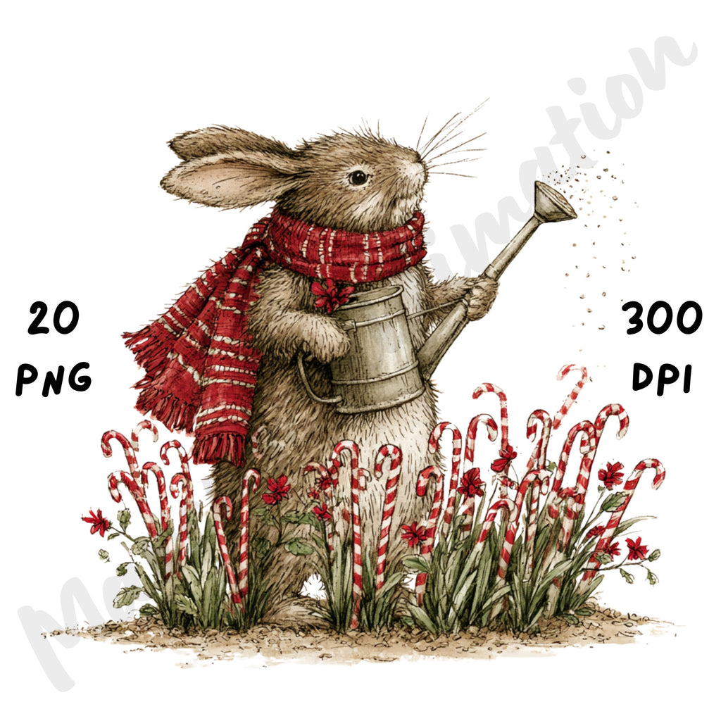 Christmas Garden Clipart
