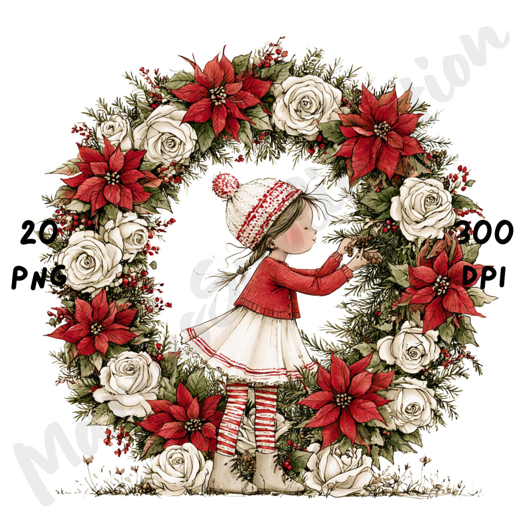 Christmas Garden Clipart