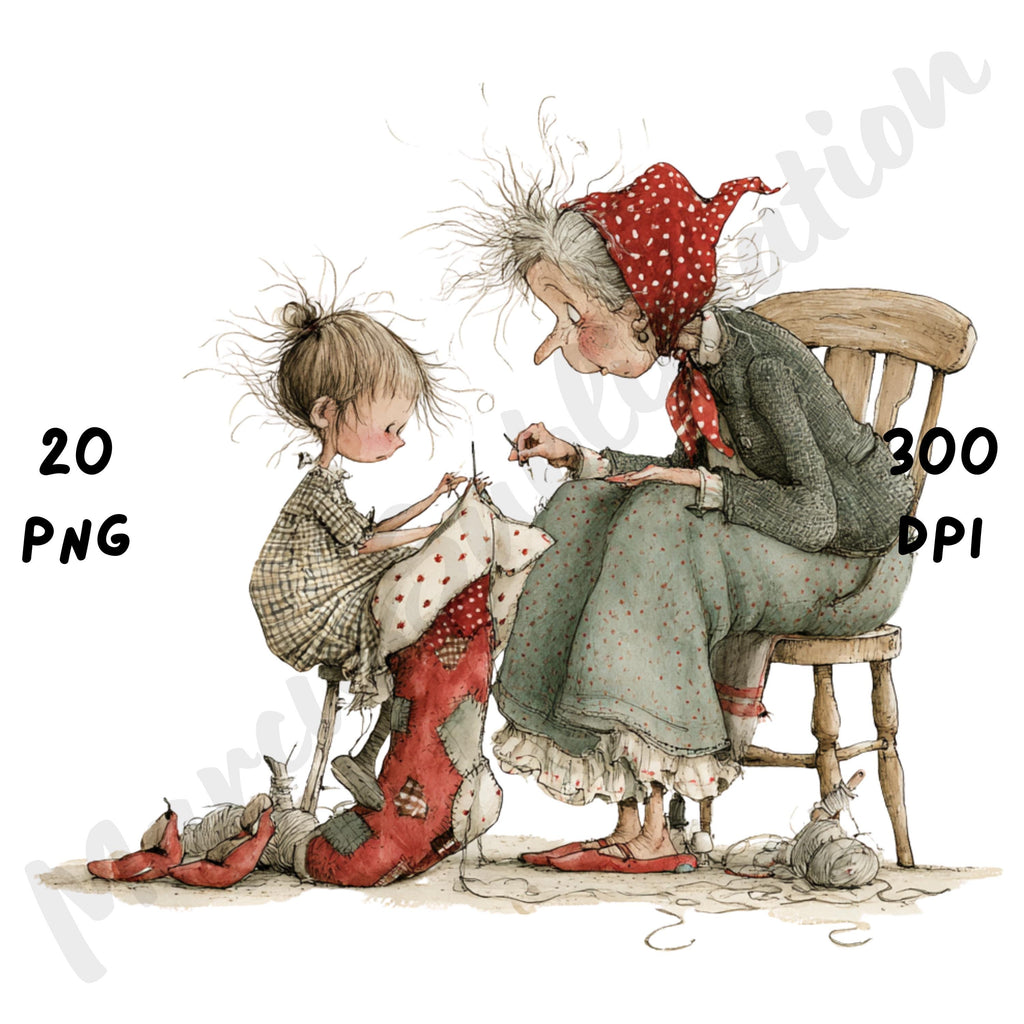 Christmas Family Clipart