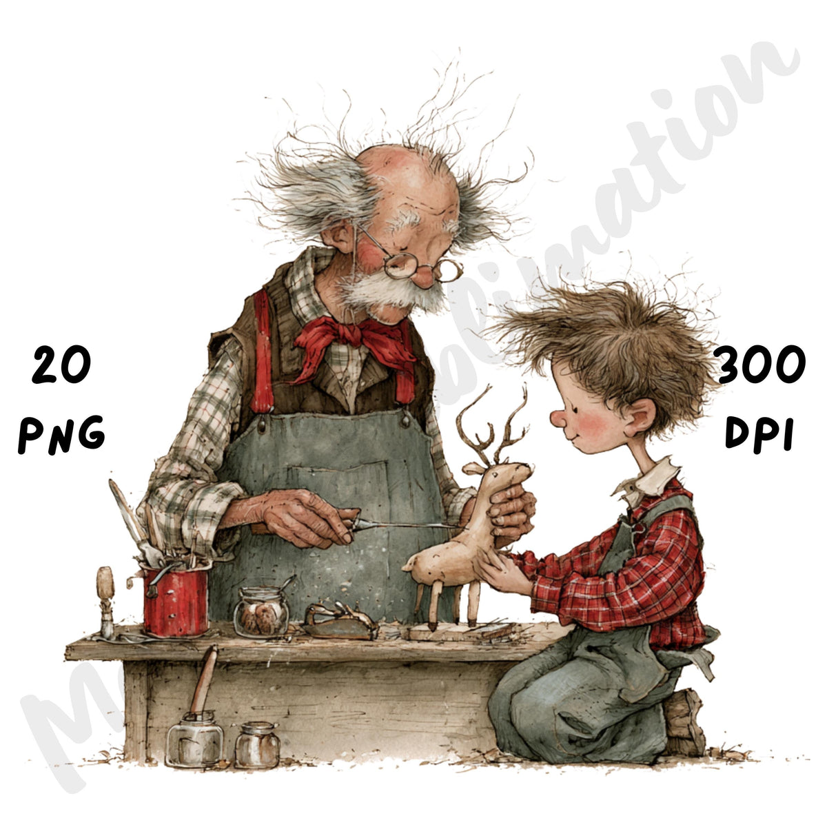 Christmas Family Clipart