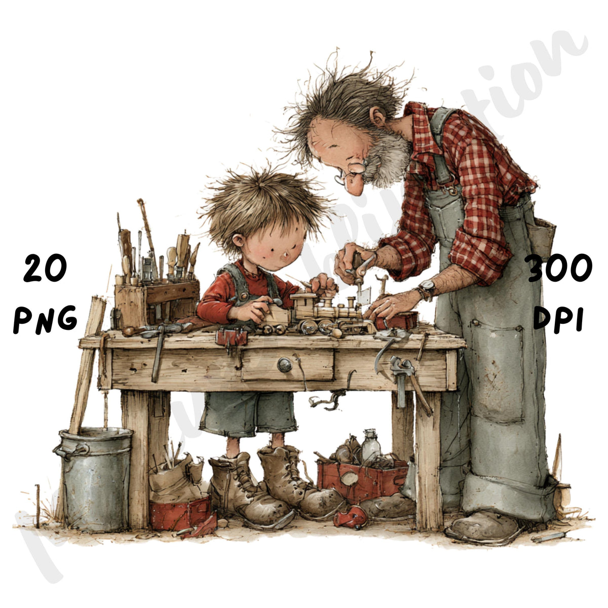 Christmas Family Clipart