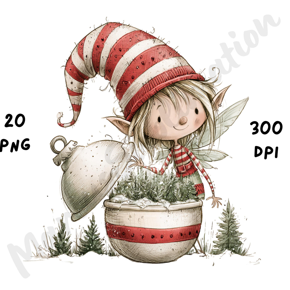 Christmas Enchanted Clipart