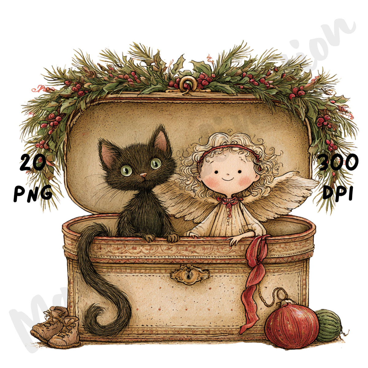 Christmas Friends Clipart