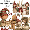 Christmas Friends Clipart