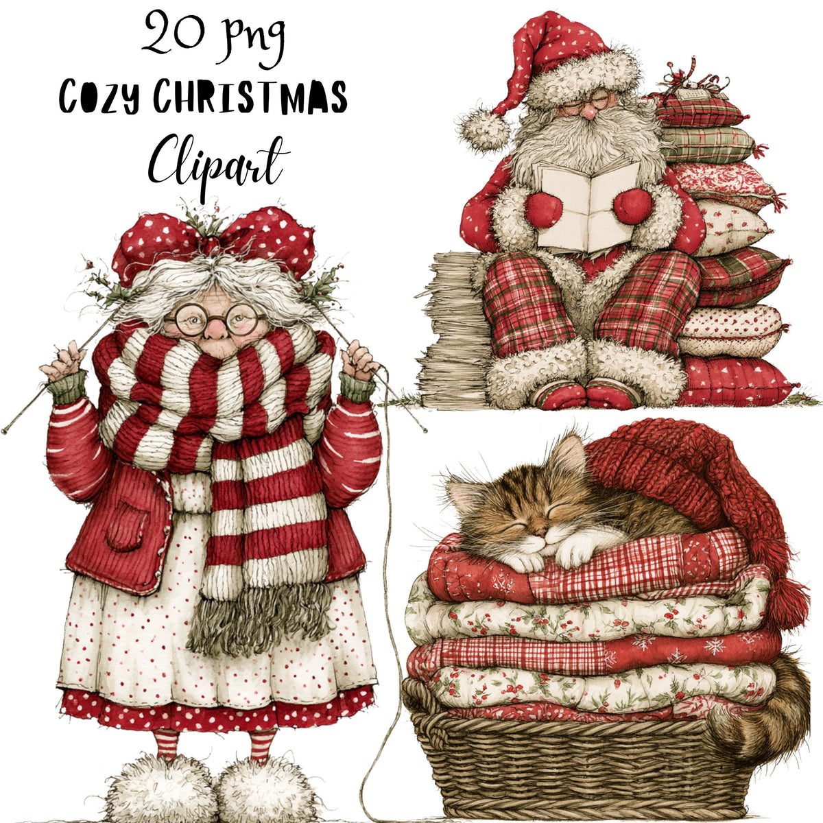 Christmas Cozy Clipart