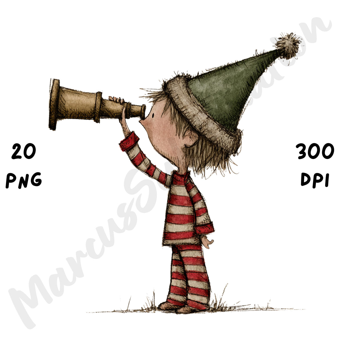 Christmas Night Clipart