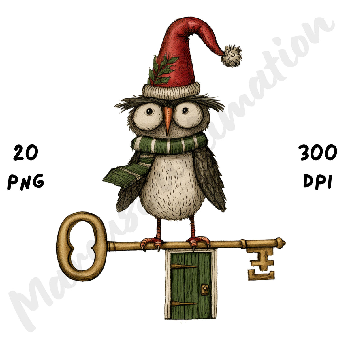 Christmas Whimsical Clipart