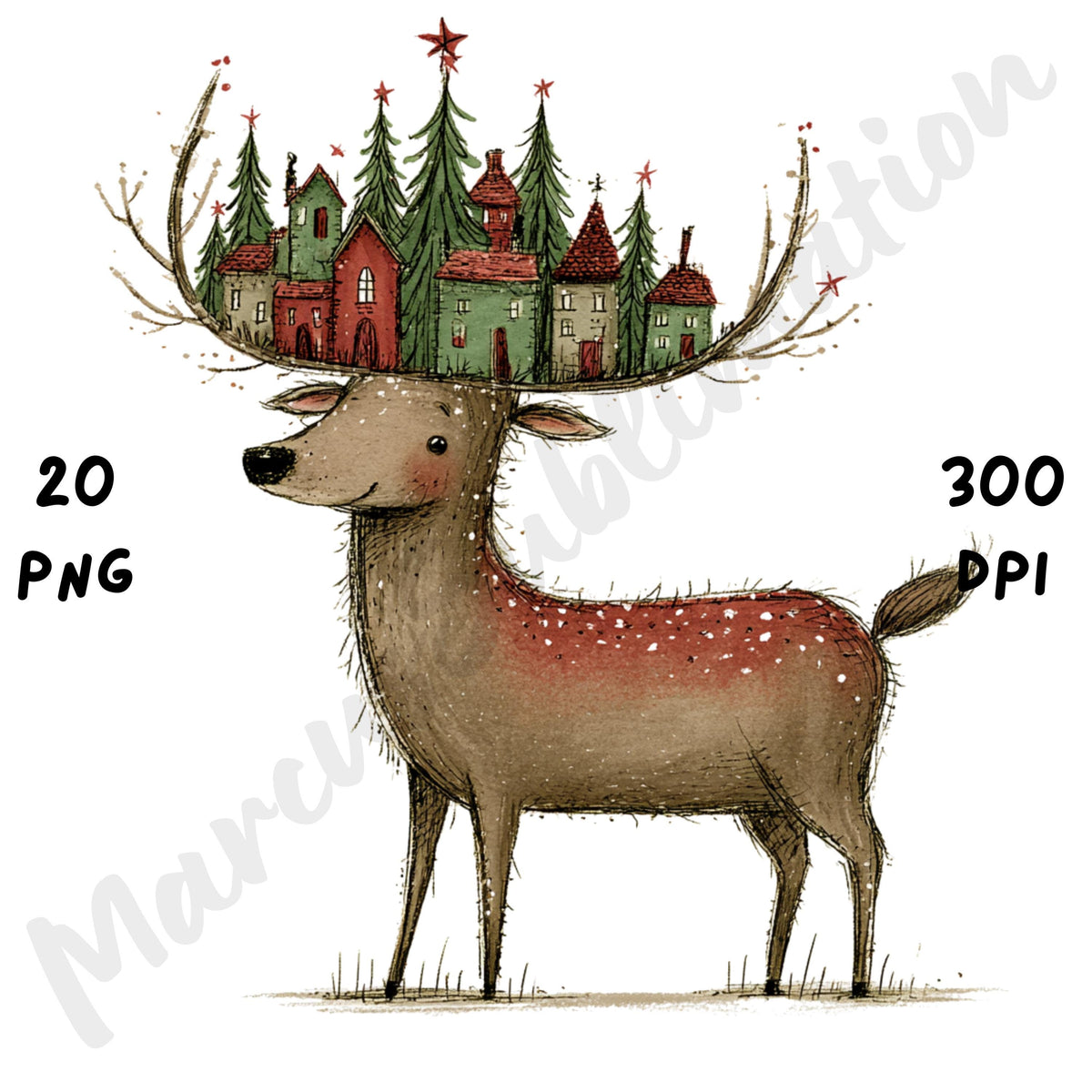 Christmas Whimsical Clipart