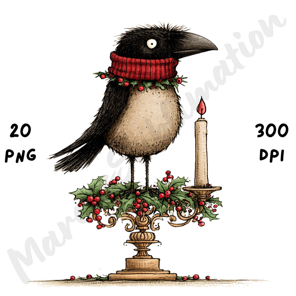 Christmas Gothic Clipart