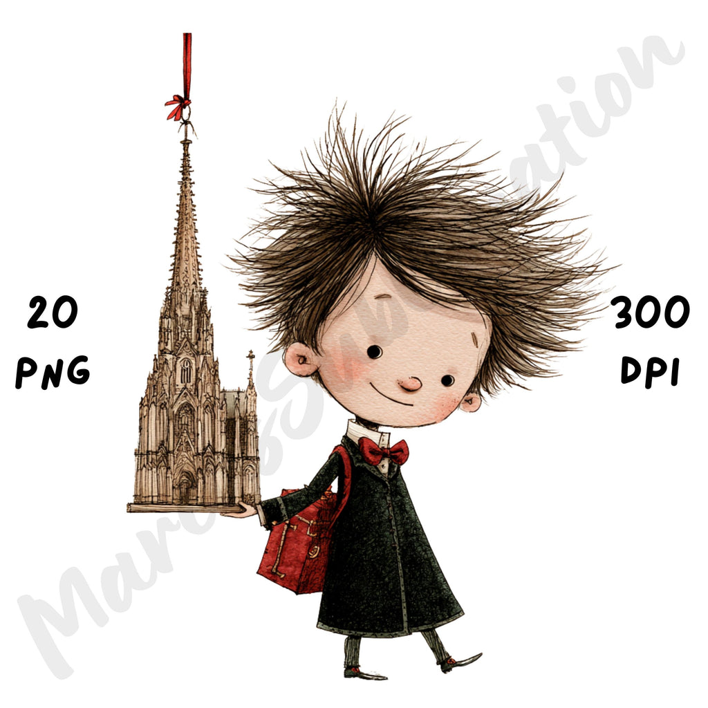 Christmas Gothic Clipart