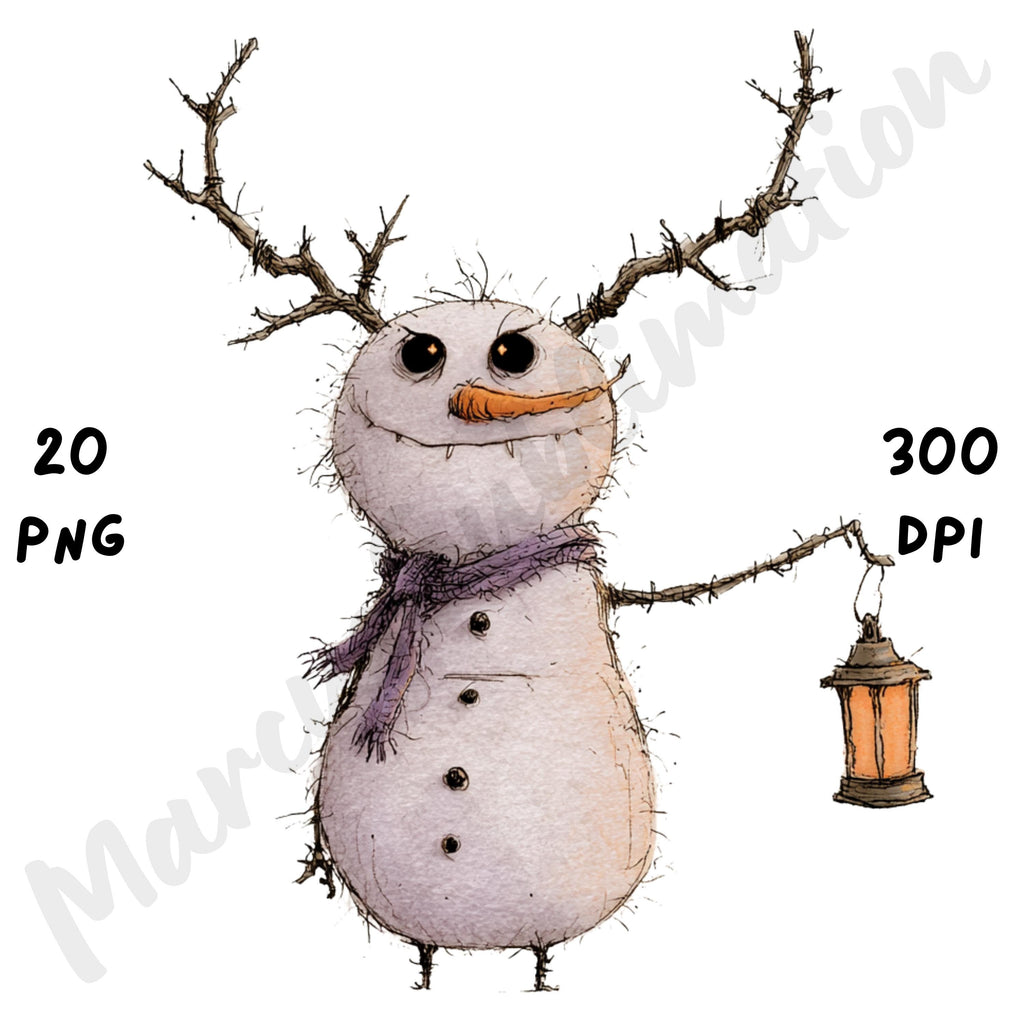 Christmas Spooky Clipart
