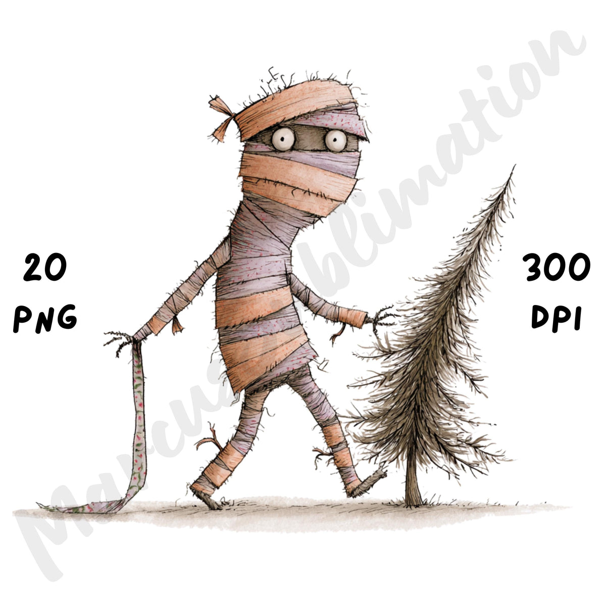 Christmas Spooky Clipart