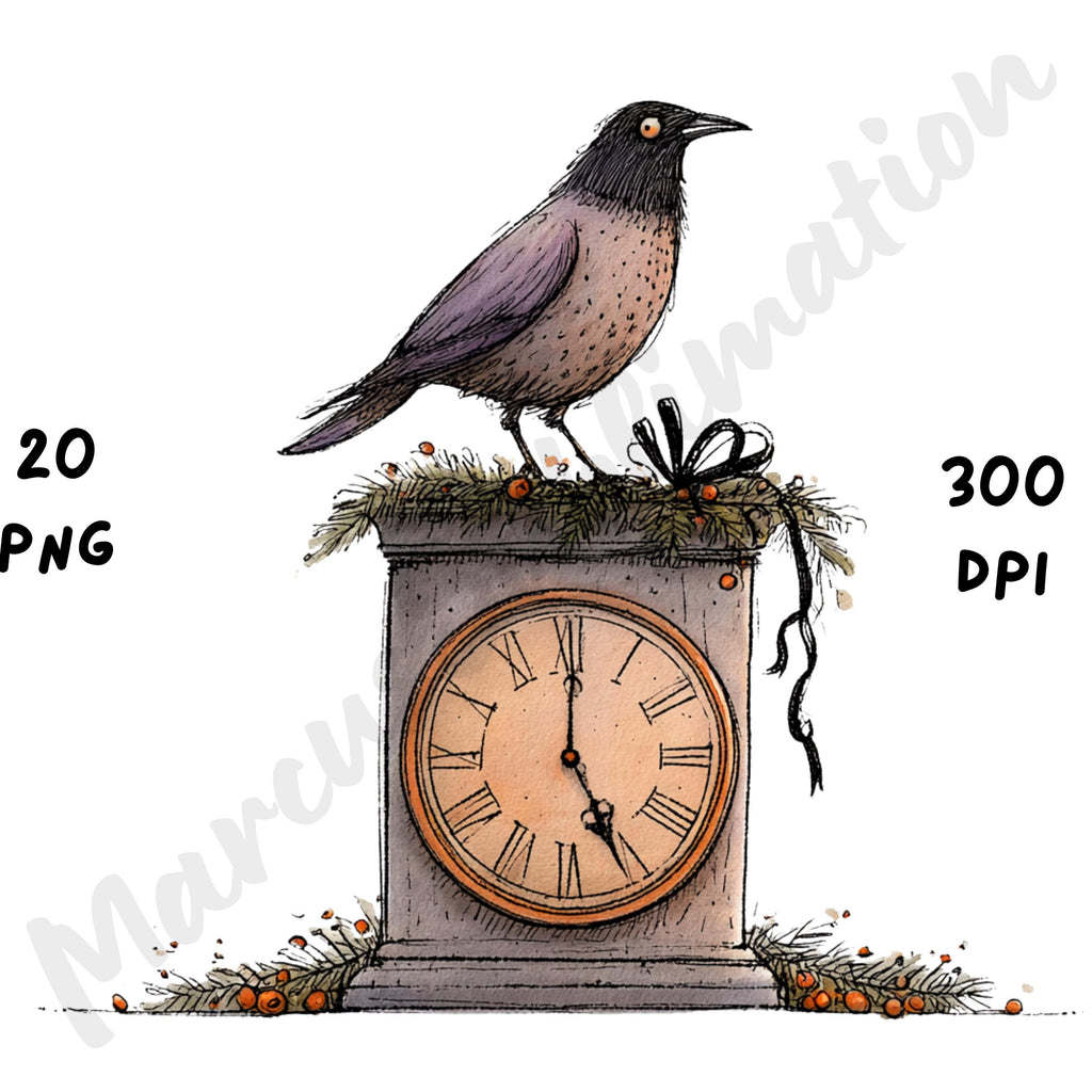 Christmas Spooky Clipart