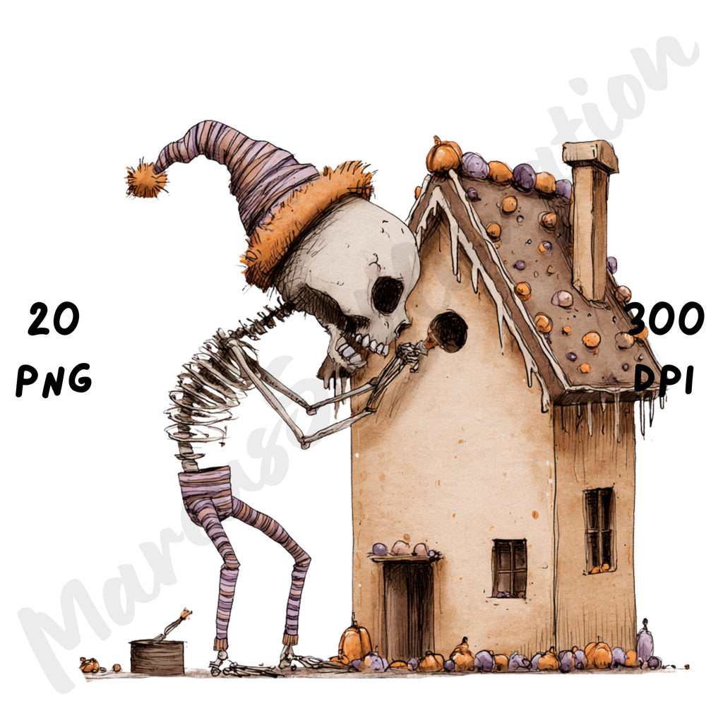 Christmas Spooky Clipart
