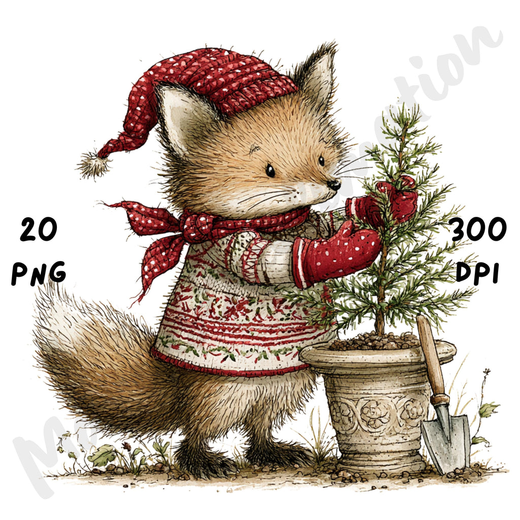 Christmas Garden Clipart