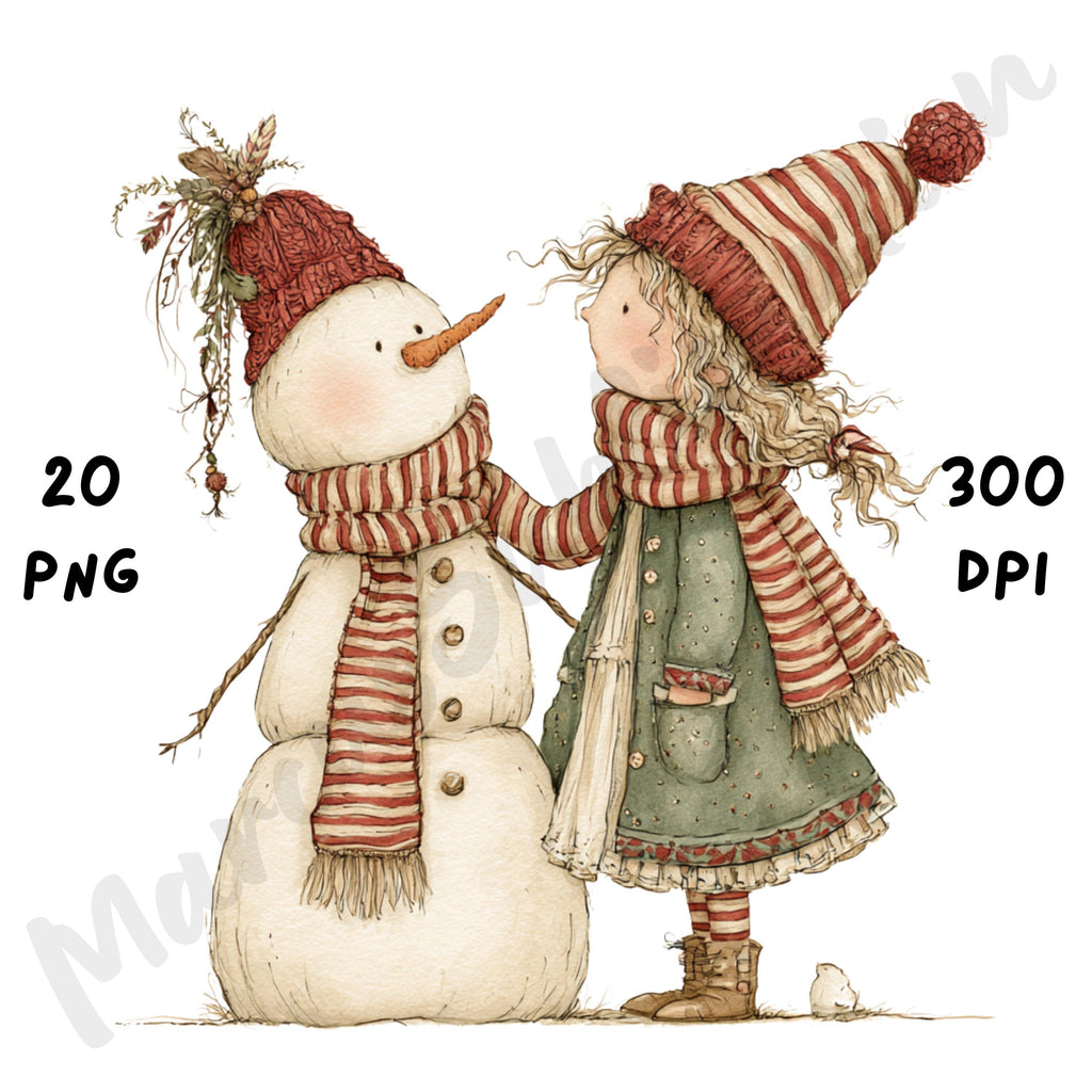 Christmas Friends Clipart