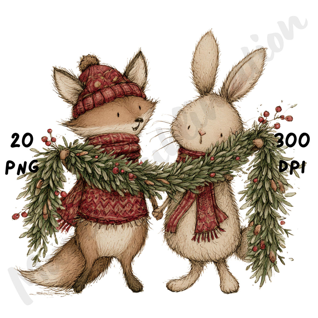 Christmas Friends Clipart