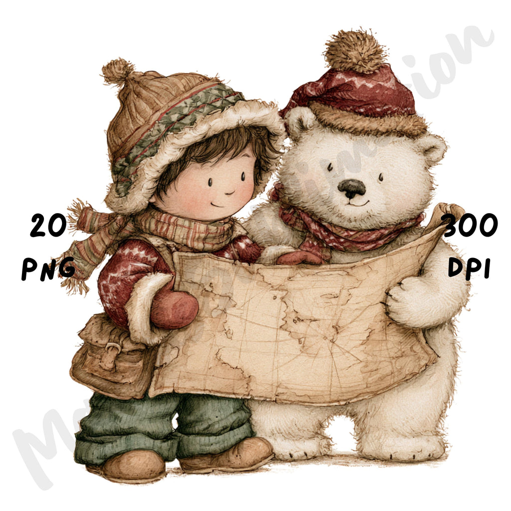 Christmas Friends Clipart