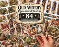 Witchy Ephemera Clusters – 84 Printable Vintage Witch Snippets for Junk Journal