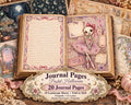 Pastel Halloween Junk Journal Pages