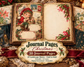 Christmas Junk Journal Pages – Printable Vintage Holiday Spreads