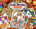 Spooky Ghost Coloring Pages