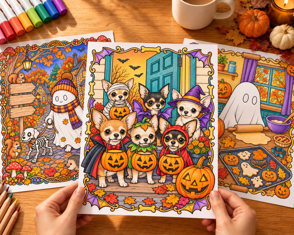 Spooky Ghost Coloring Pages 5