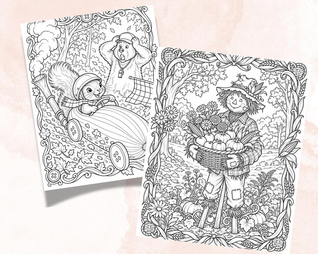 Woodland Animals Coloring Pages 8