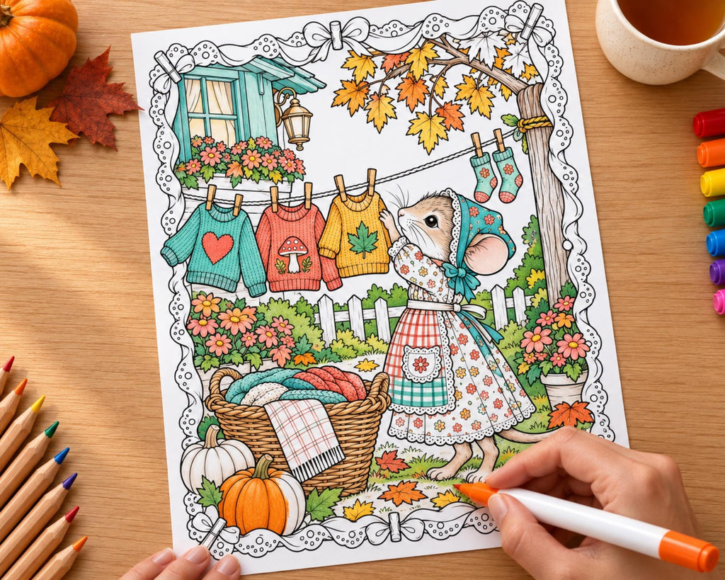 Woodland Animals Coloring Pages 3