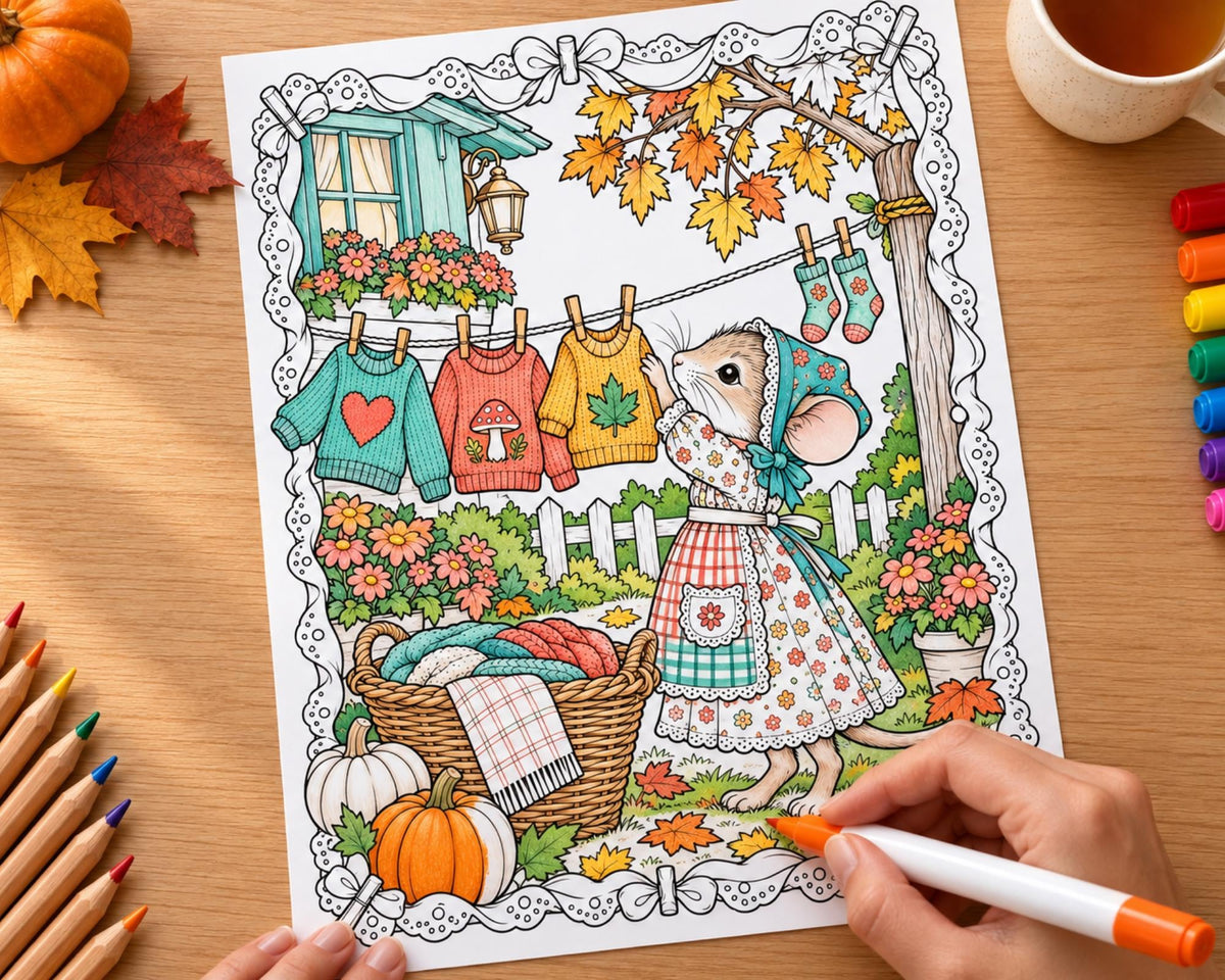 Woodland Animals Coloring Pages 3