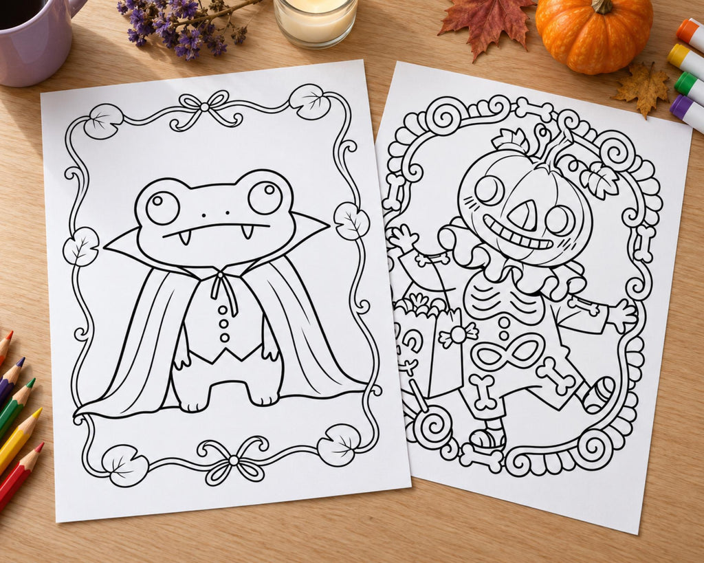 Creepy Critters Coloring Pages 2