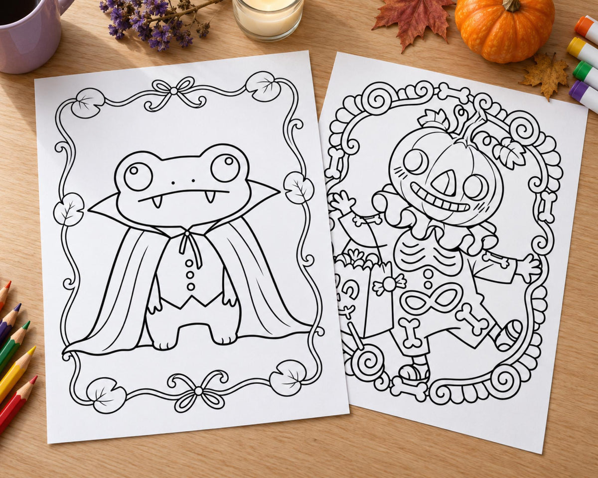 Creepy Critters Coloring Pages 2