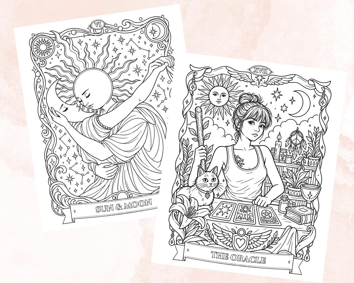 Tarot Card Coloring Pages 8
