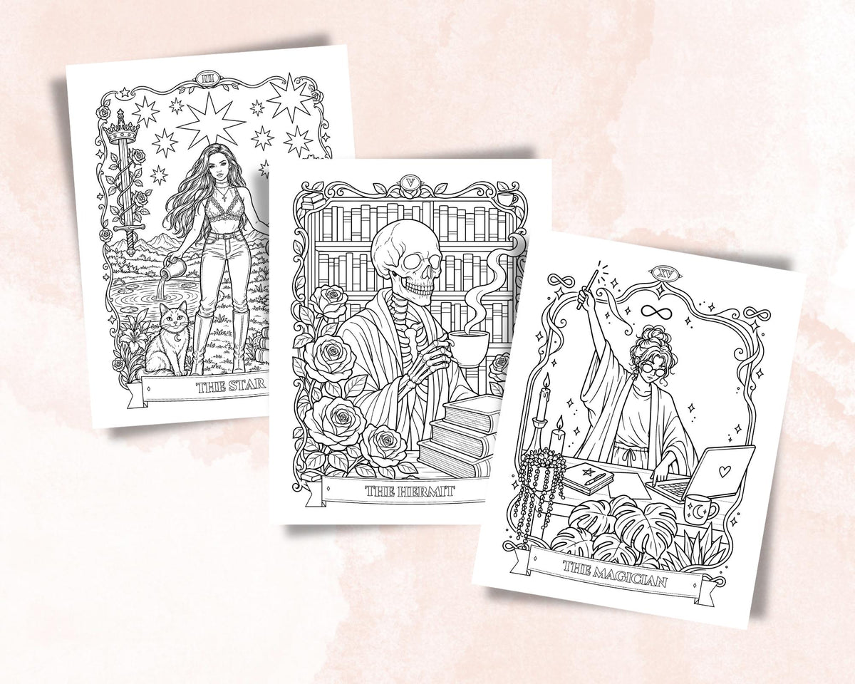Tarot Card Coloring Pages 7