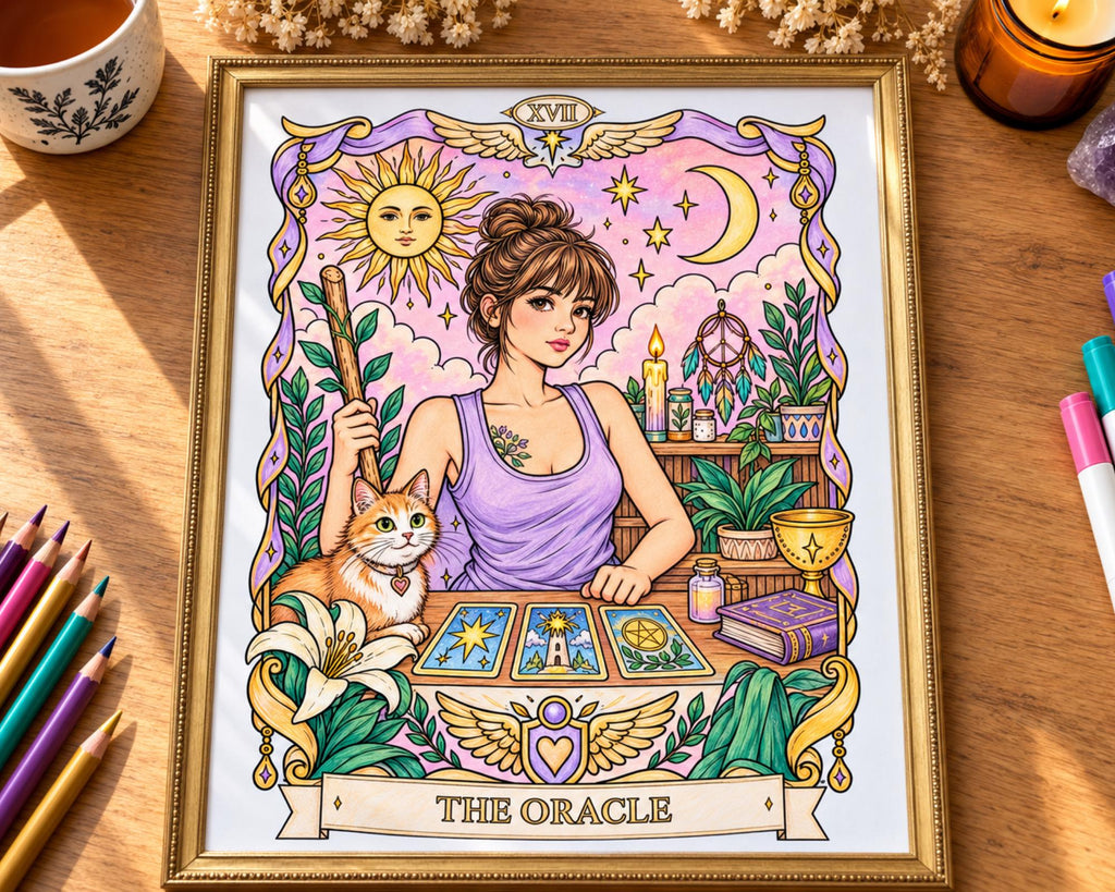 Tarot Card Coloring Pages 5