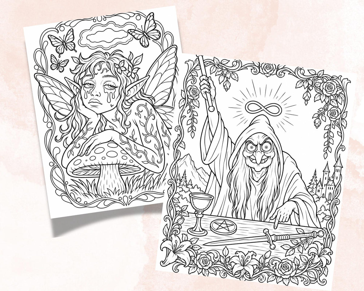 Witch Coloring Pages 8