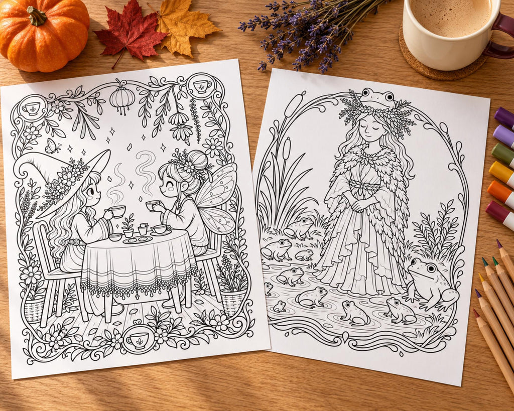 Witch Coloring Pages 3