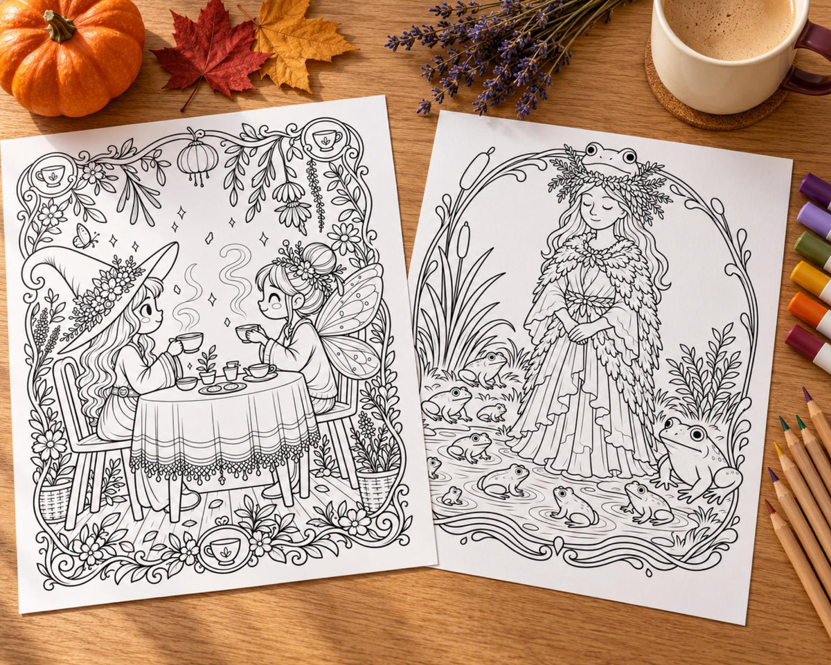 Witch Coloring Pages 3