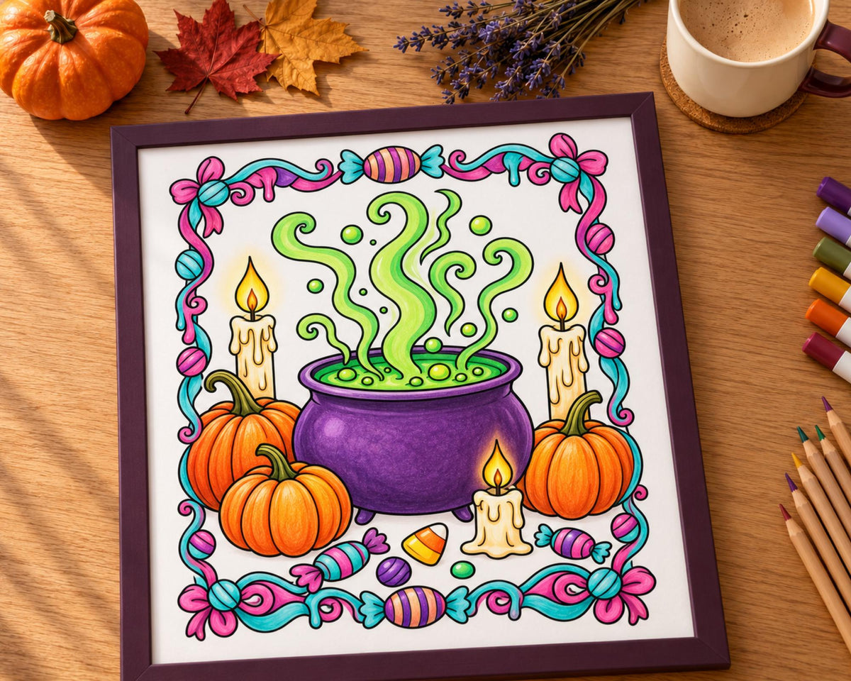 Witch Coloring Pages 5