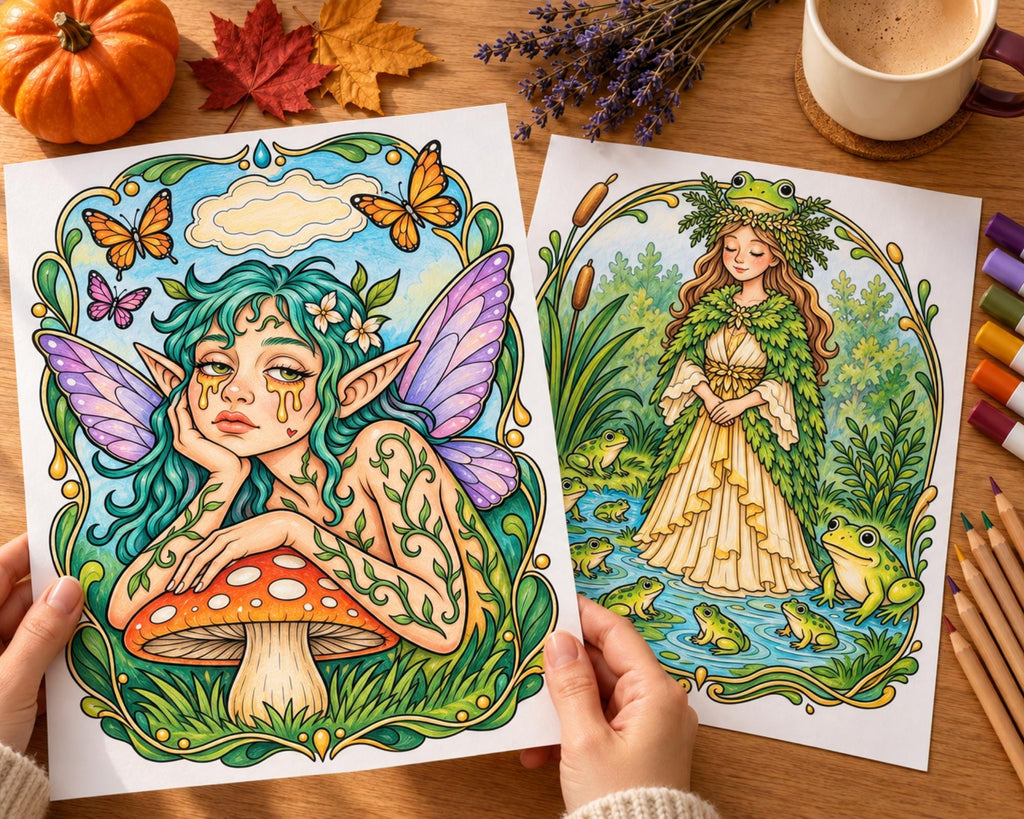 Witch Coloring Pages 4
