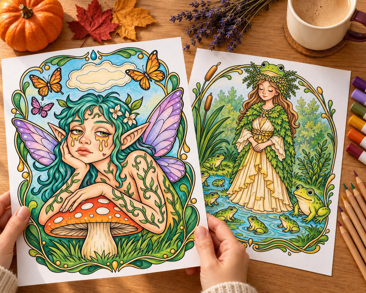 Witch Coloring Pages 4