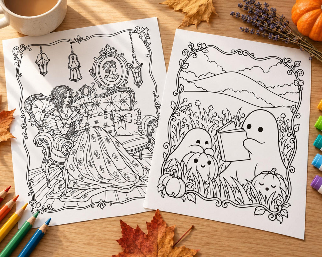 Gothic Coloring Pages 3