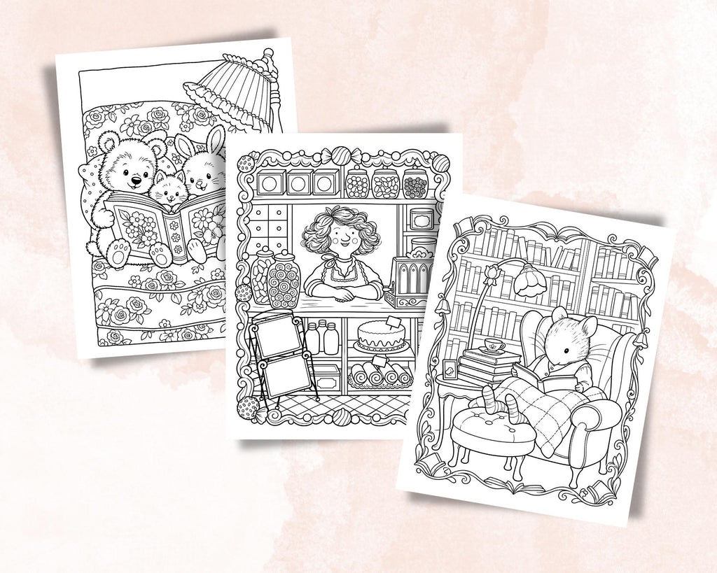 Cozy Coloring Pages 7