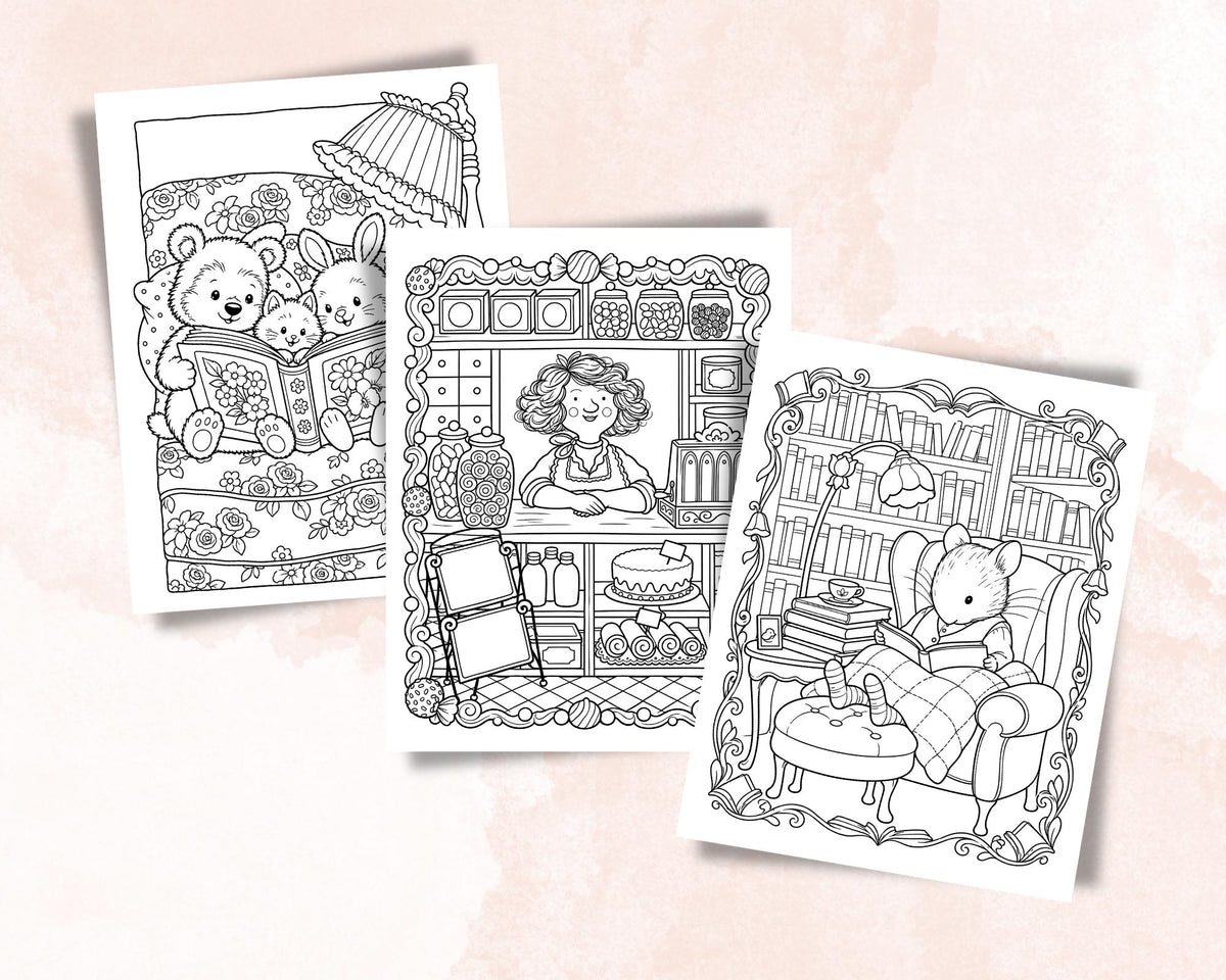 Cozy Coloring Pages 7
